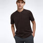 Performance Band-Collar Henley 4 (Dark Brown)