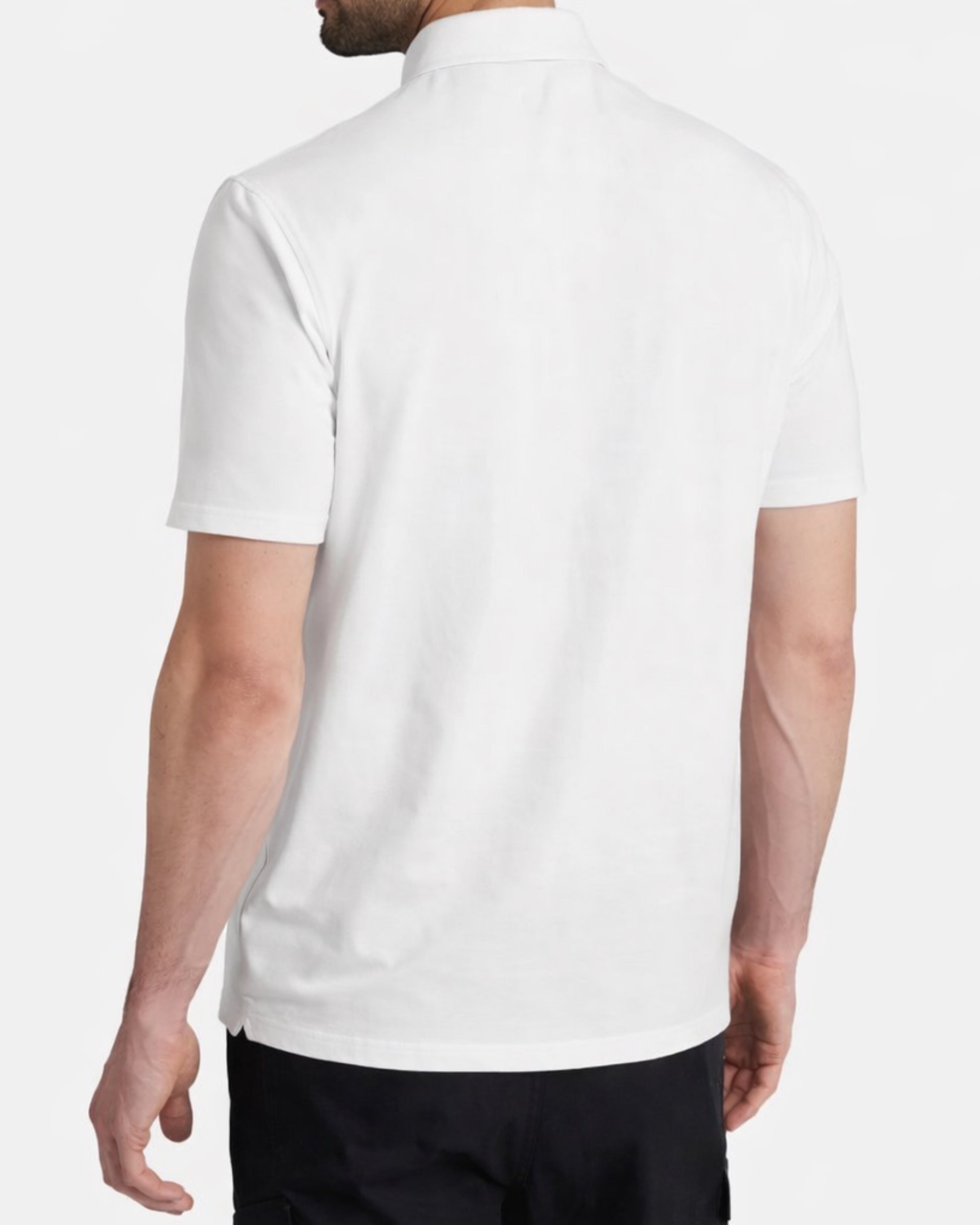 Performance Button Polo 2 (White)