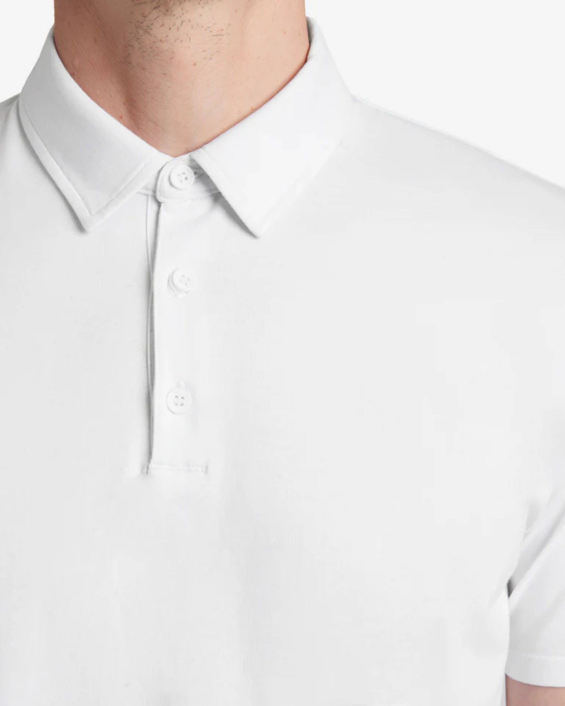 Performance Button Polo 4 (White)