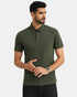Performance Button Polo (Dark Green)