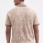Short Sleeve Birdseye Jacquard Polo Sweater