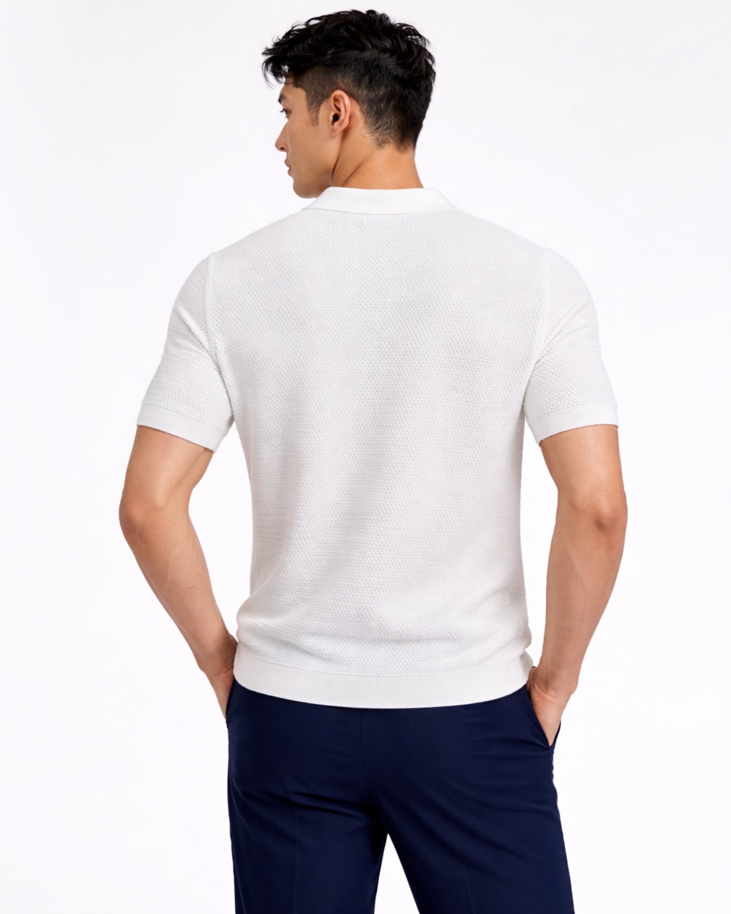 Textured Polo Shirt